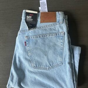 Levi's Blue Straight Leg Jeans Vintage Wash
